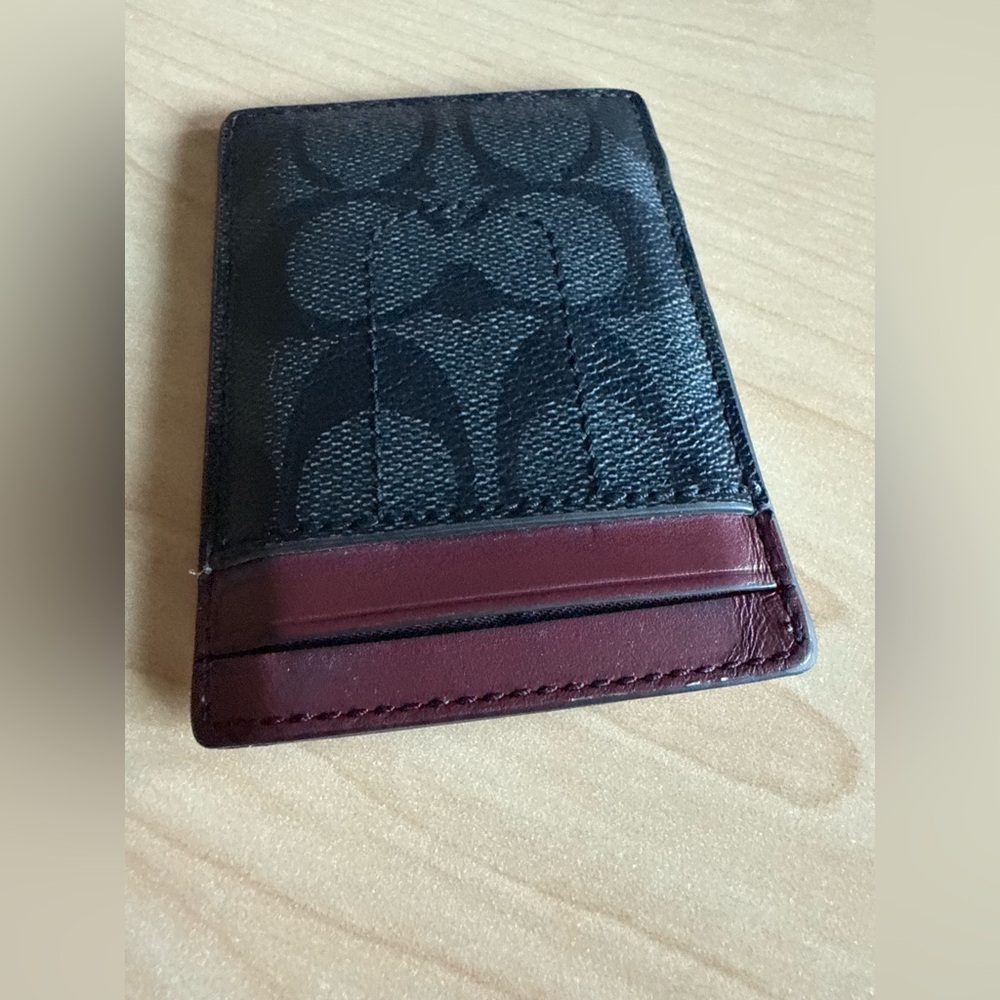 Coach card holder